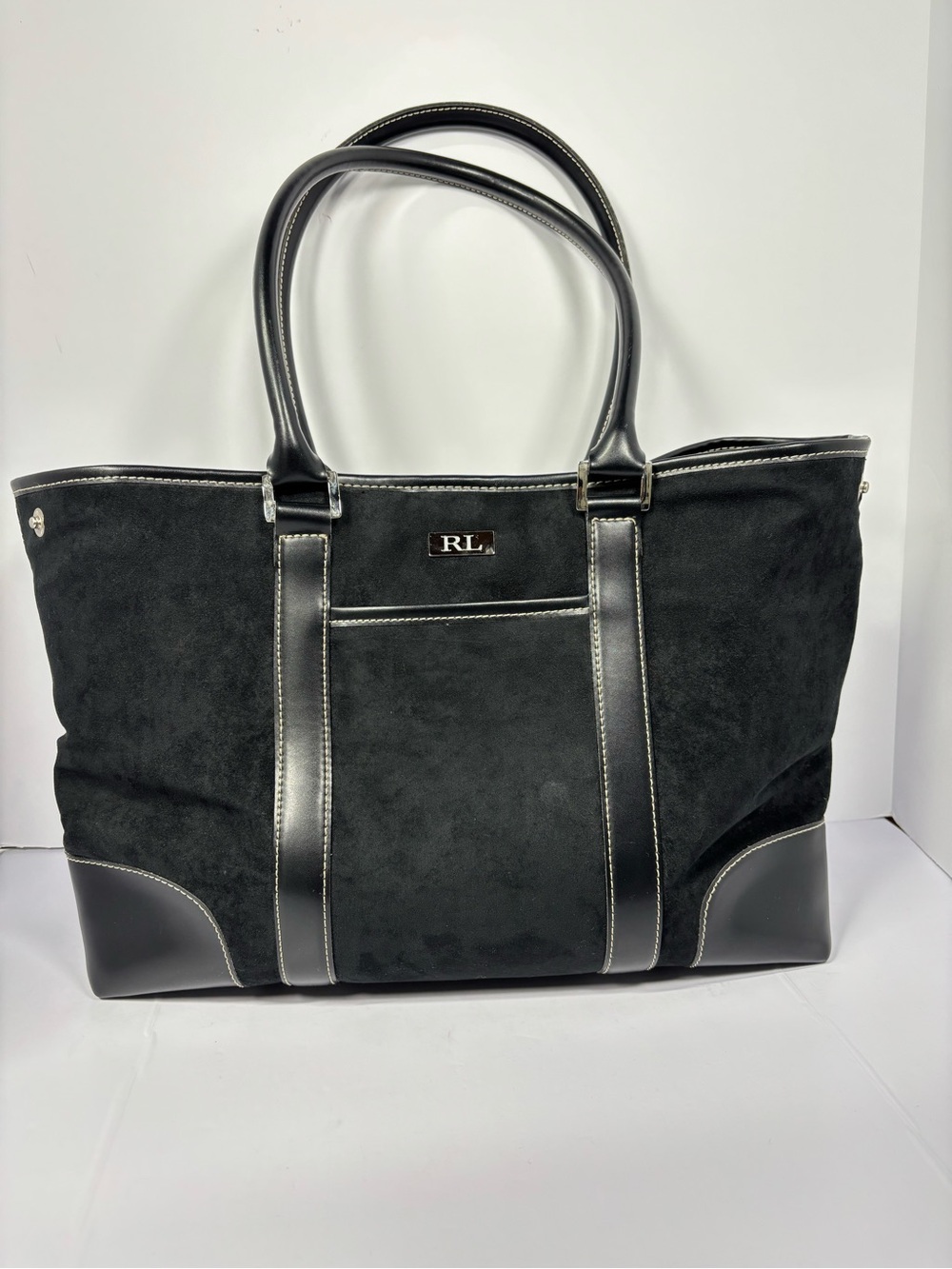 ✨Ralph Lauren Black Tote Bag - Picture 3 of 15